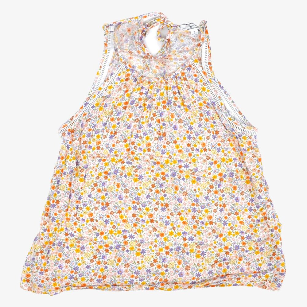HIPPIE ROSE Juniors' Floral Halter Top, S